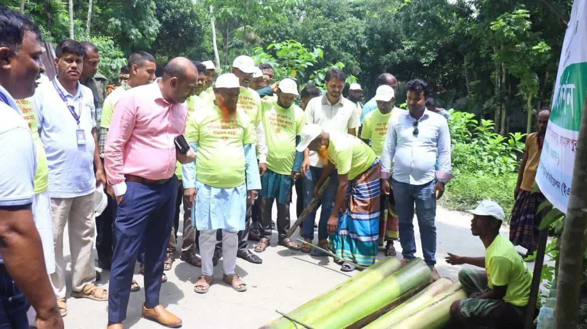 Flood warning message dissemination, preparedness and response exercise held in remote areas under the initiative of ESDO