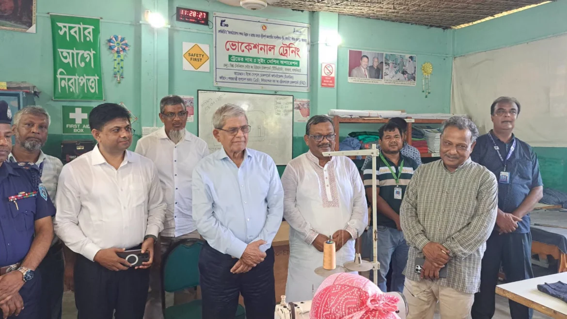 Local Government, Rural Development and Cooperatives Minister Mr. Mirza Fakhrul Islam Alamgir, MP visited the ESDO Training Center
